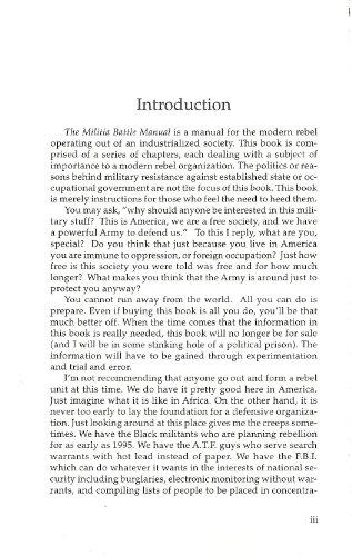 The Militia Battle Manual