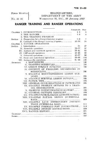 Ranger Training and Operations