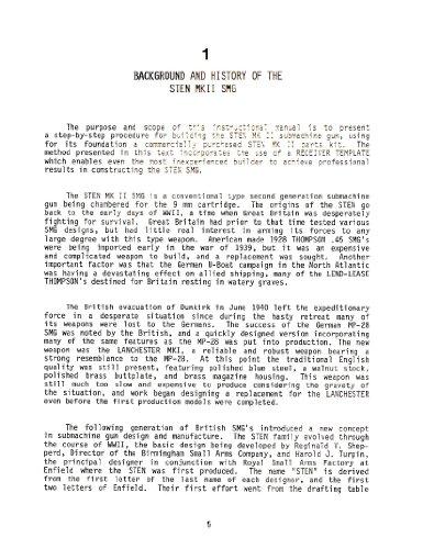 Sten Mk II Construction Manual