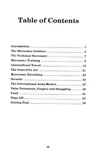 Mercenary Operations Manual