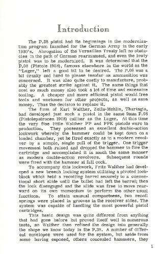 Walther P-38 Pistol Manual 