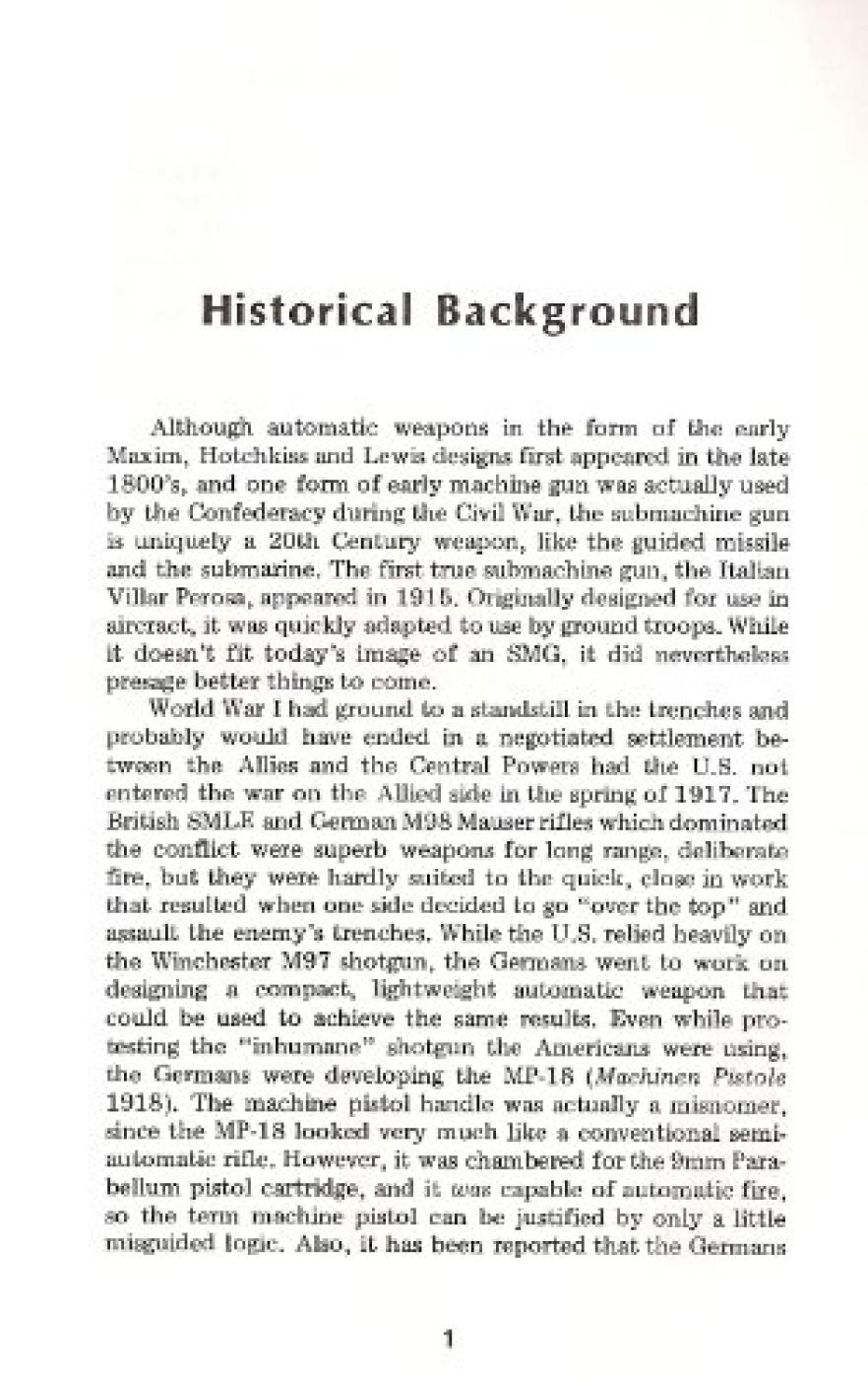 Uzi Submachine Gun