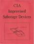 CIA Improvised Sabotage Devices