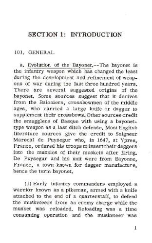  USMC Bayonet Training