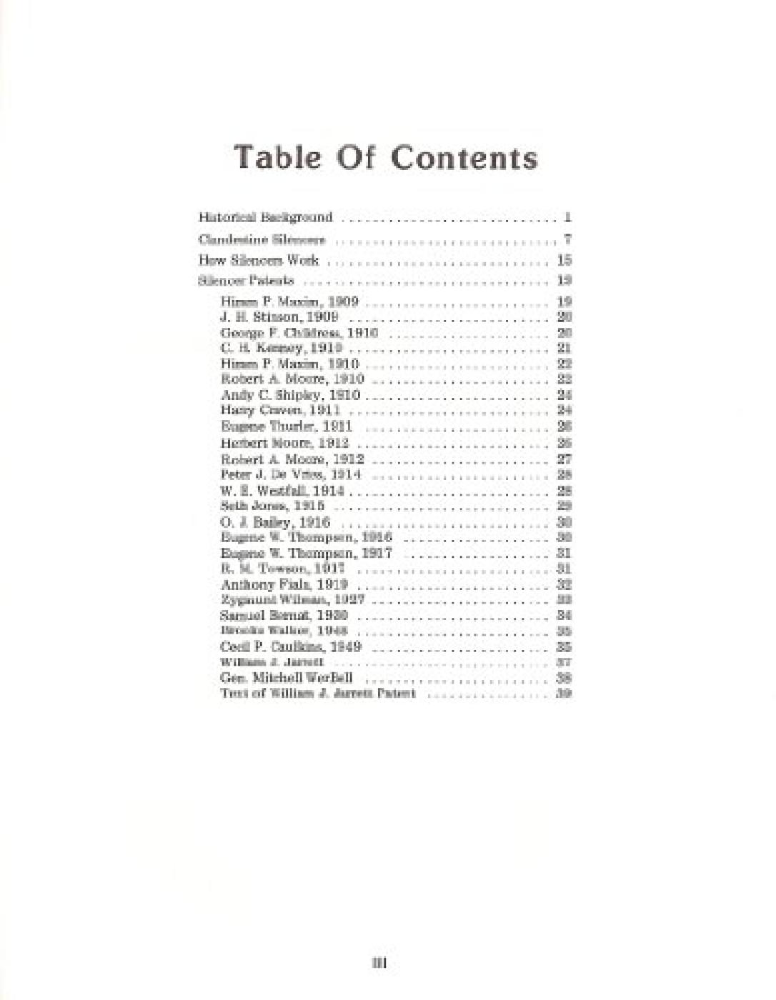 Firearm Silencers, Vol. 3