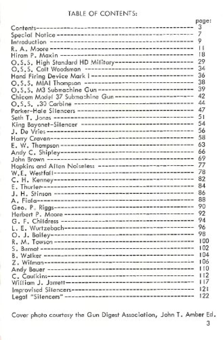Firearm Silencers, Vol. 3