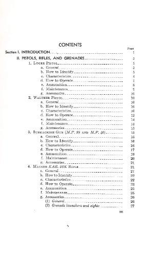 German Infantry Weapons
