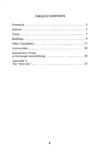 Lockout Techniques of Forced Entry