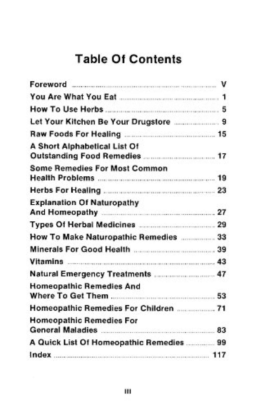 Survival Medicine: Nature's Way
