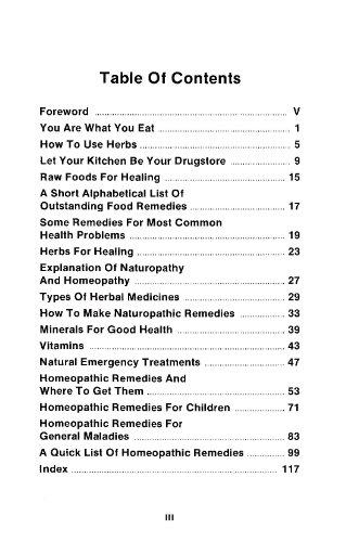 Survival Medicine: Nature's Way