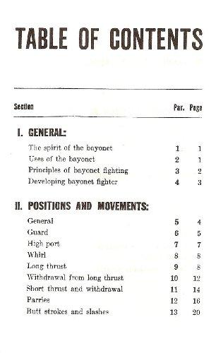 Us Army Bayonet Manual