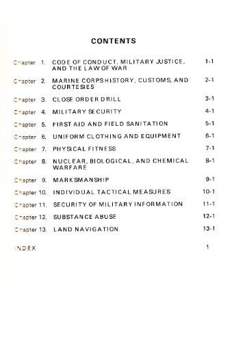 Us Marine Corps Essential Subjects